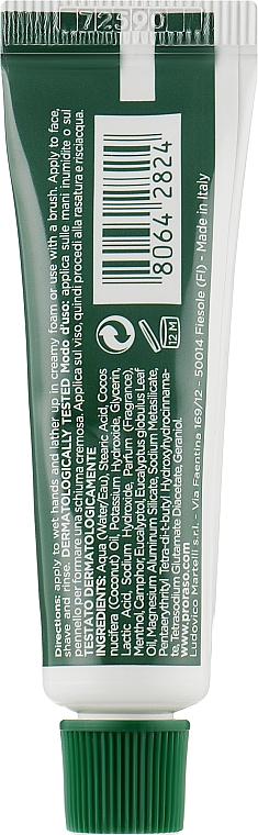 Krem do golenia z wyciągami z eukaliptusa i mięty - Proraso Green Line Refreshing Shaving Cream (miniprodukt) — Zdjęcie N2