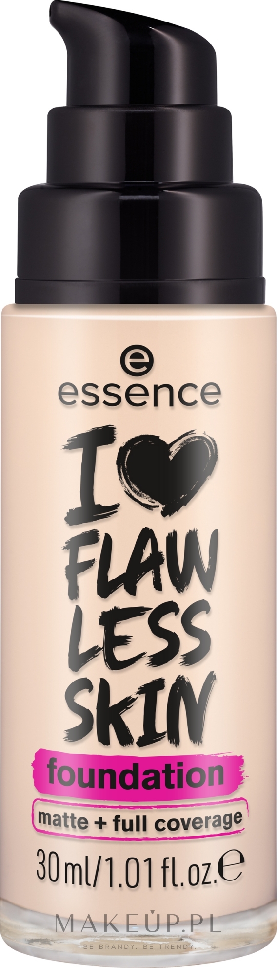 Podkład matujący - Essence I Love Flawless Skin Foundation  — Zdjęcie 10 - Light Porcelain