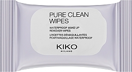 Kup Chusteczki do usuwania makijażu wodoodpornego - Kiko Milano Pure Clean Waterproof Make Up Remover Wipes