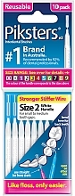 Szczoteczki międzyzębowe 2, białe, 10 sztuk - Piksters Interdental Brushes White Size 2 — Zdjęcie N1