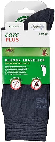 Skarpetki przeciw owadom, czarne - Care Plus Bugsox Traveller — Zdjęcie N1