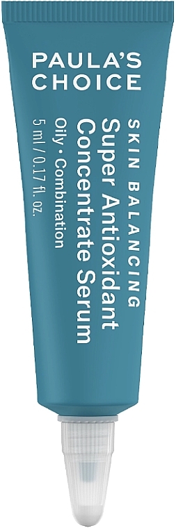 Antyoksydacyjne serum do twarzy przeciw zaskórnikom - Paula's Choice Skin Balancing Super Antioxidant Concentrate Serum Travel Size — Zdjęcie N1