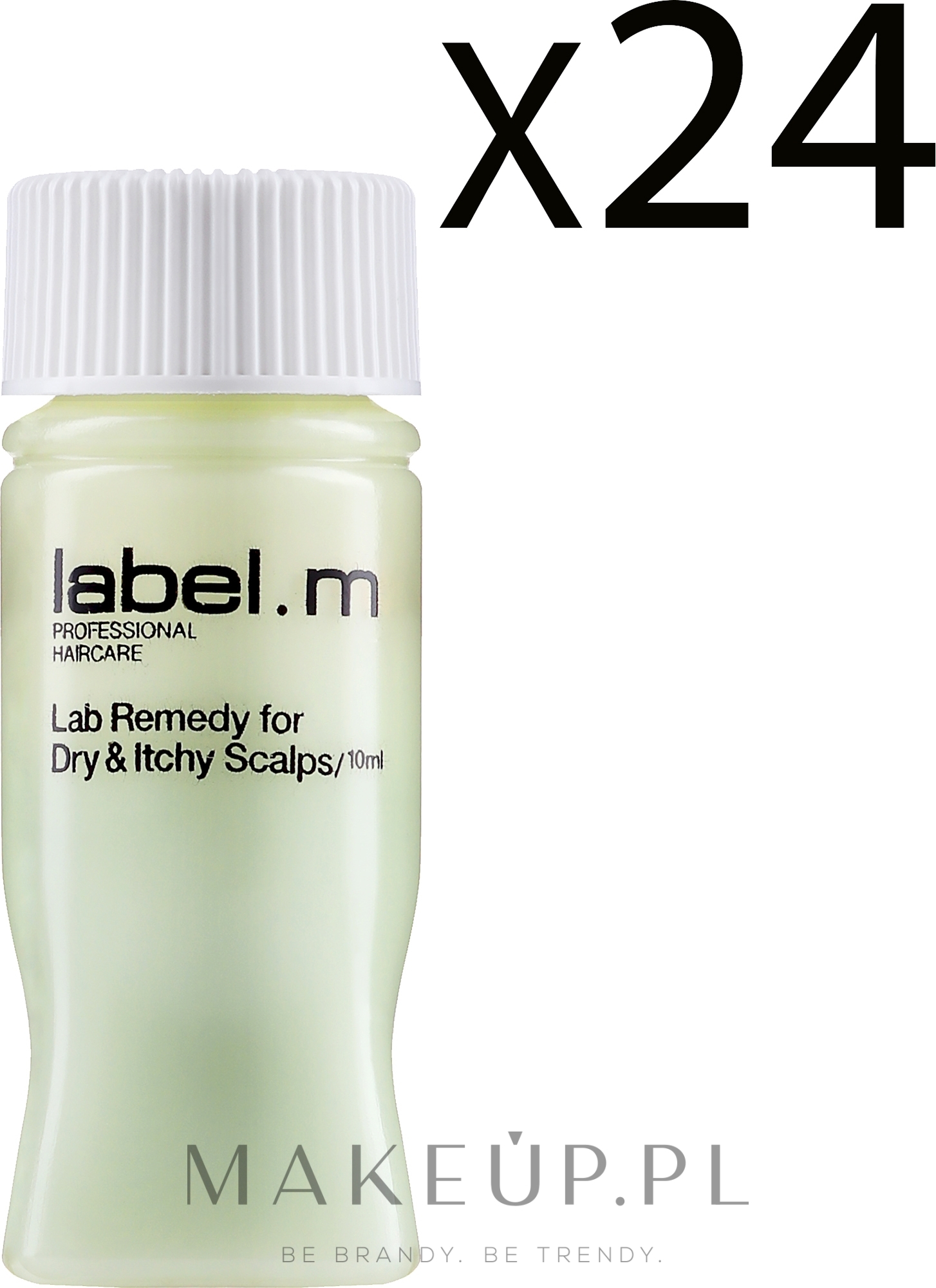 Serum do suchej i swędzącej skóry głowy - Label.m Lab remedy for Dry & Itchy Scalp — Zdjęcie 24 x 10 ml