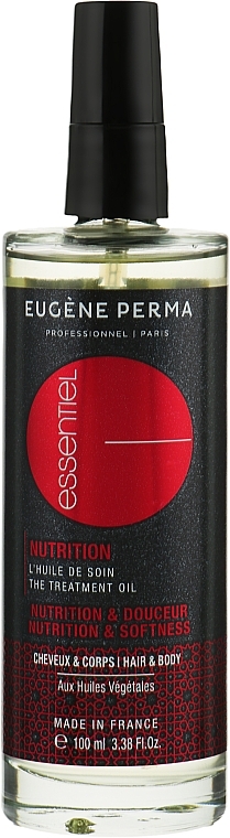 PRZECENA! Odżywczy i rewitalizujący olejek do włosów - Eugene Perma Essentiel Nutrition Oil * — Zdjęcie N1