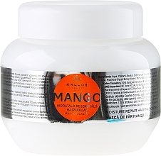 Kup PRZECENA! Nawilżająca maska naprawcza do włosów z olejem z mango - Kallos Cosmetics Mango Hair Mask *