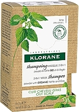 Szampon-maska do włosów 2 w 1 z ekstraktem z pokrzywy - Klorane 2-in-1 Mask Shampoo Powder with Nettle and Clay — Zdjęcie N2