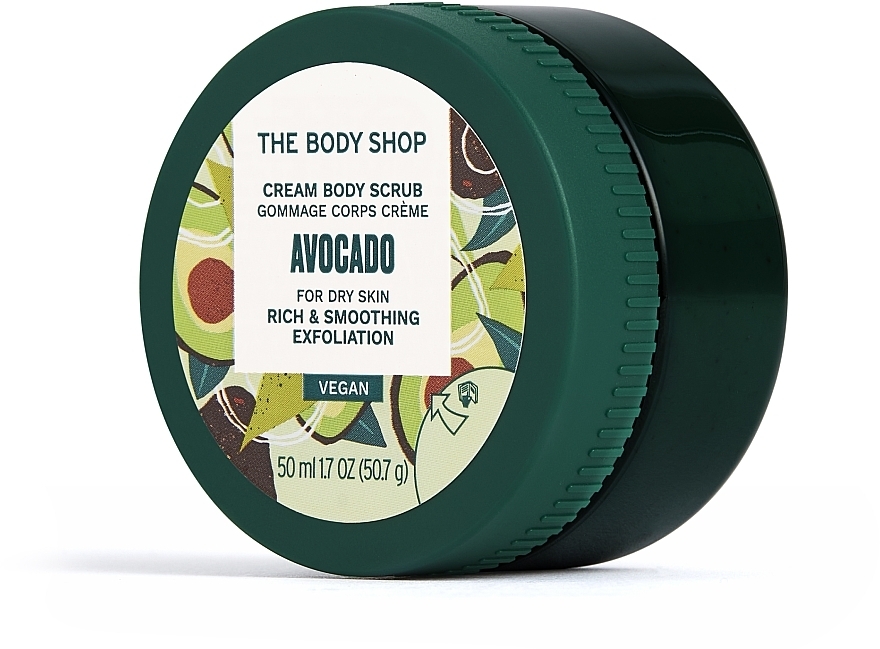 Peeling do ciała z awokado - The Body Shop Avocado Body Scrub — Zdjęcie N2