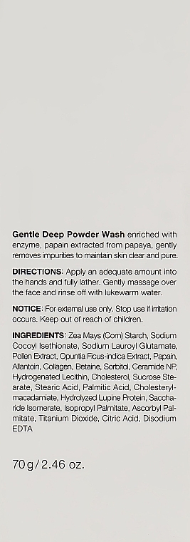 Środek głęboko oczyszczający - Cell Fusion C Expert Gentle Deep Powder Wash — Zdjęcie N3