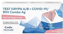 Kup Szybki test na obecność antygenów grypy A/B+COVID-19/RSV - Diather Diagnostics & Therapy Test Grypa A/B + COVID-19/RSV Combo Ag