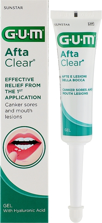 Kojący żel na afty - G.U.M Afta Clear Oral Soothing Gel — Zdjęcie N2