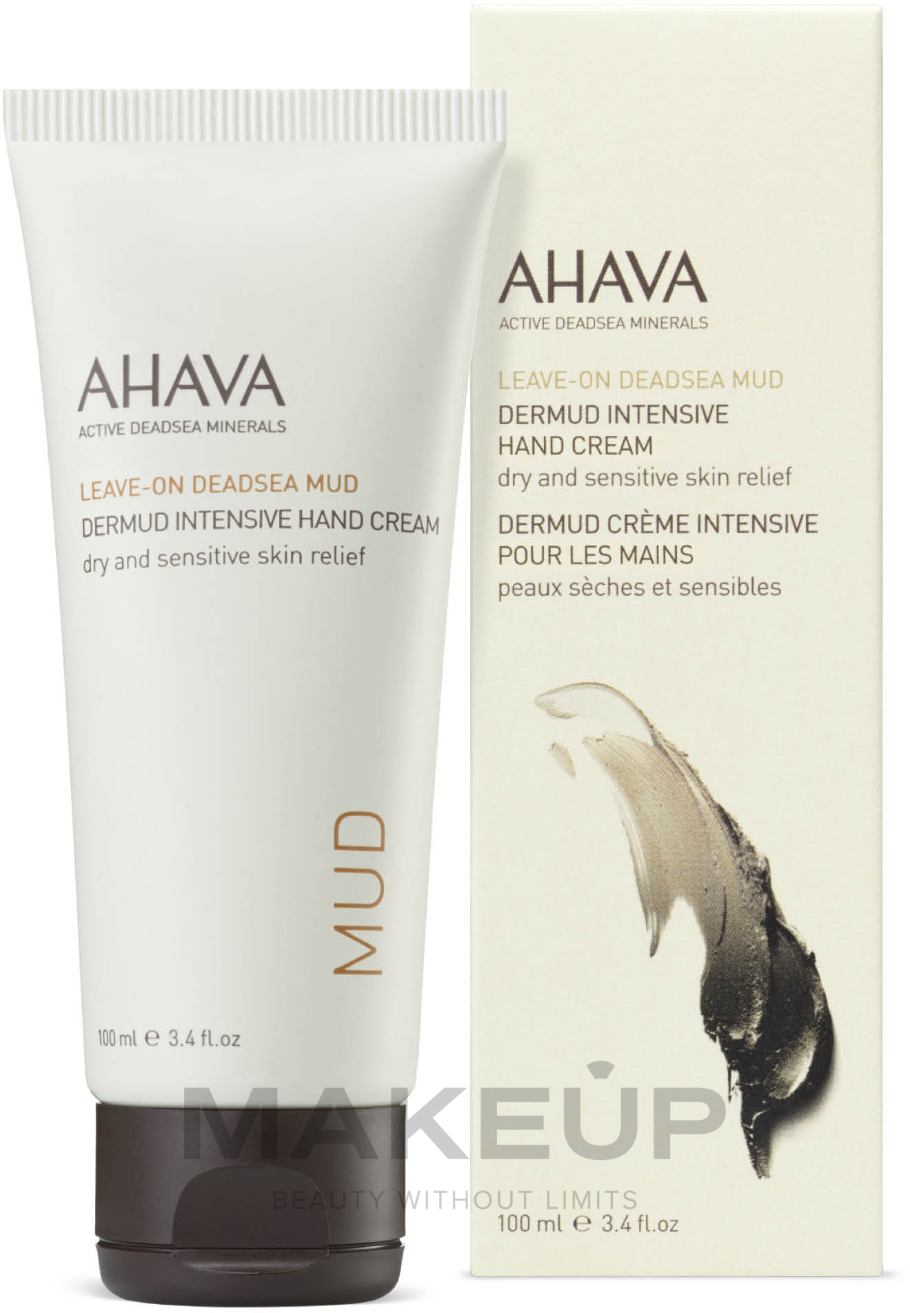 Odżywczy krem do rąk - Ahava Dermud Body Cream Dry & Sensitive Relief — Zdjęcie 100 ml