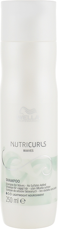 Szampon do włosów falowanych bez siarczanów - Wella Professionals Nutricurls Waves Shampoo — Zdjęcie N1