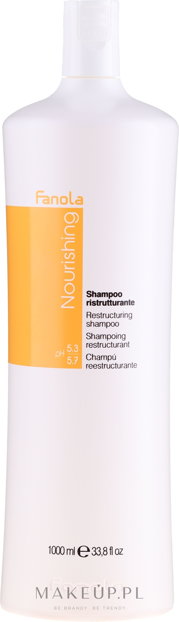 Regenerujący szampon do włosów suchych - Fanola Restructuring Shampoo — Zdjęcie 1000 ml