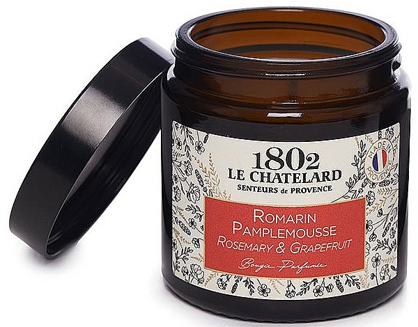Świeca zapachowa, Rozmaryn i grejpfrut - Le Chatelard 1802 Rosemary & Grapefruit Scented Candle