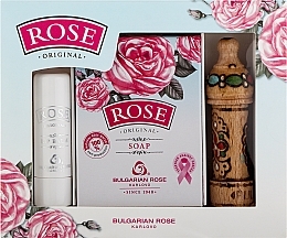 Zestaw - Bulgarian Rose (soap/100g + l/balm/4.5g + oil/2ml) — Zdjęcie N2