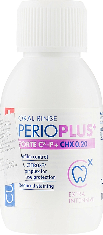 Płyn do płukania jamy ustnej, 0,2% chlorheksydyny - Curaprox Perio Plus+ — Zdjęcie N1