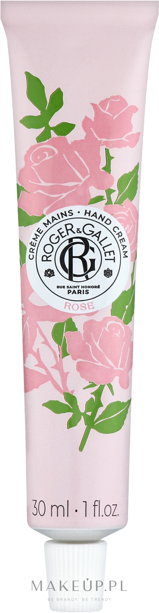 Perfumowany krem do rąk i paznokci Róża - Roger&Gallet Rose Hand & Nail Cream — Zdjęcie 30 ml