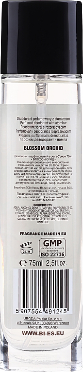 Bi-es Blossom Orchid - Perfumowany dezodorant w atomizerze — Zdjęcie N2