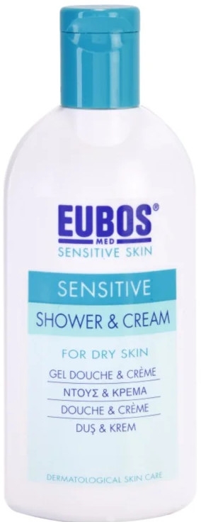 Łagodzący krem pod prysznic - Eubos Med Sensitive Skin Sensitive Shower & Cream — Zdjęcie N1