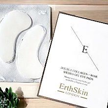 Hydrożelowe płatki pod oczy z kolagenem i esencją różaną - ErthSkin London Double Collagen + Rose Hydro-Gel Eye Pads — Zdjęcie N3