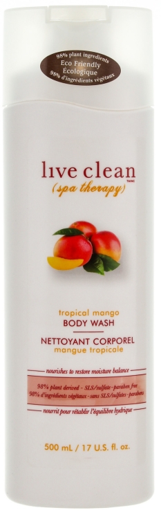 Żel pod prysznic "Mango" - Live Clean Spa Therapy Body Wash