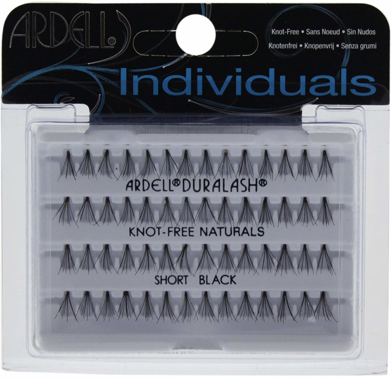 Kępki rzęs - Ardell Individuals Knot-Free Flares Short Black  — Zdjęcie N1