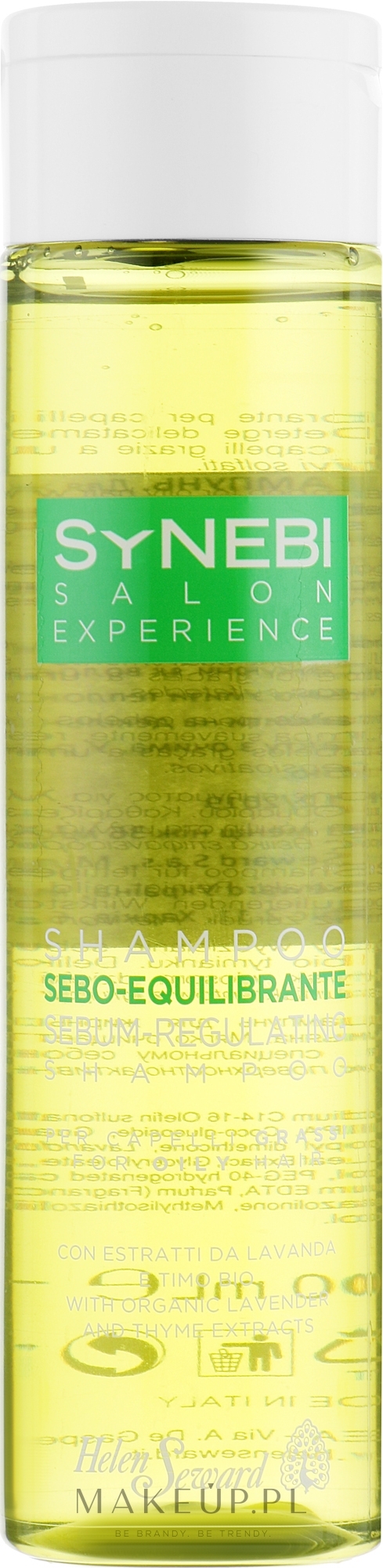 Szampon do włosów regulujący wydzielanie sebum - Helen Seward Synebi Sebum-Regulating Shampoo — Zdjęcie 300 ml