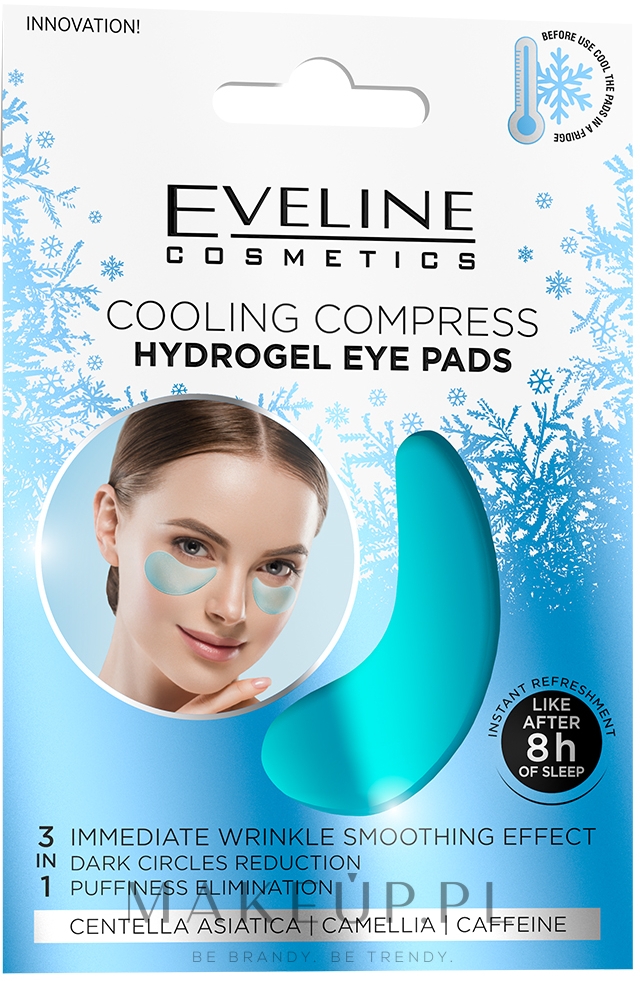 Hydrożelowe chłodzące płatki pod oczy - Eveline Cosmetics — Zdjęcie 2 szt.