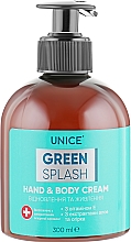 Kup Odżywczy krem ​​do rąk i ciała - Unice Green Splash
