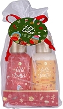 Zestaw - Accentra Hello Winter Gingerbread & Granberry Bath Set (sh/gel/100ml + b/lot/100ml) — Zdjęcie N1