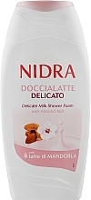 Pianka-mleczko pod prysznic z mlekiem migdałowym - Nidra Delicate Milk Shower Foam With Almond — Zdjęcie N1