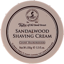 Zestaw do golenia - Taylor of Old Bond Street Shaving Set Sandalwood (sh/brush + razor + sh/cr 150 g) — Zdjęcie N2