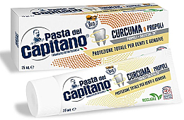 Kup Pasta do zębów Kurkuma i propolis - Pasta Del Capitano, Turmeric & Propolis Ecological Packaging