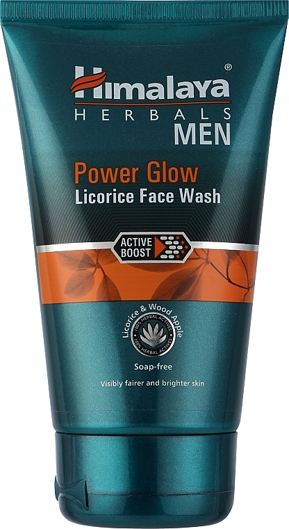 Lukrecjowy żel do mycia twarzy - Himalaya Herbals Power Glow Licorice Face Wash For Men