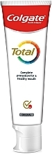 Multiochronna pasta do zębów z fluorem, miętowa - Colgate Total Original — Zdjęcie N3