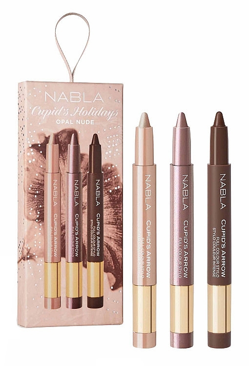 Zestaw - Nabla Cupid's Holidays Opal Nude (eyeliner/3x0.8g) — Zdjęcie N1