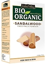 Kup Puder do twarzy i skóry z drzewa sandałowego - Indus Valley Bio Organic Sandalwood Face Pack Powder