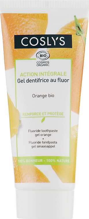 Pasta do zębów Pomarańcza - Coslys Fluoride Toothpaste Gel — Zdjęcie N1