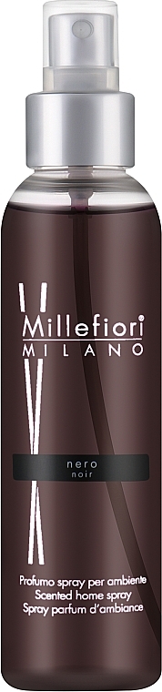 Aromatyczny spray do domu - Millefiori Milano Natural Nero Home Spray — Zdjęcie N1
