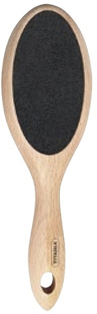 Pilnik do pedicure na drewnianej podstawie, 22 cm - Titania — Zdjęcie N1