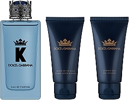 Dolce & Gabbana K - Zestaw (edp 100 ml + sh/gel 50 ml + after/sh/balm 50 ml) — Zdjęcie N1