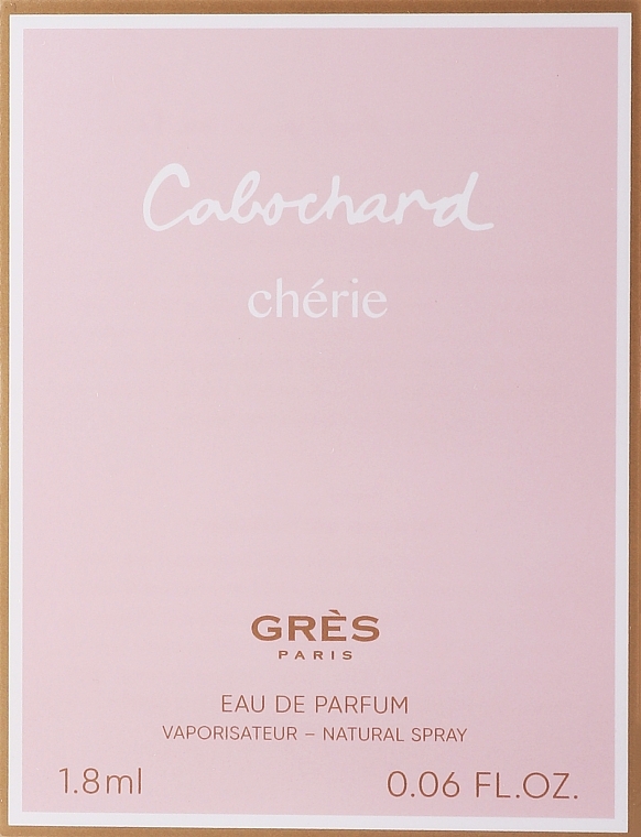 Gres Cabochard Cherie - Woda perfumowana (próbka) — Zdjęcie N1