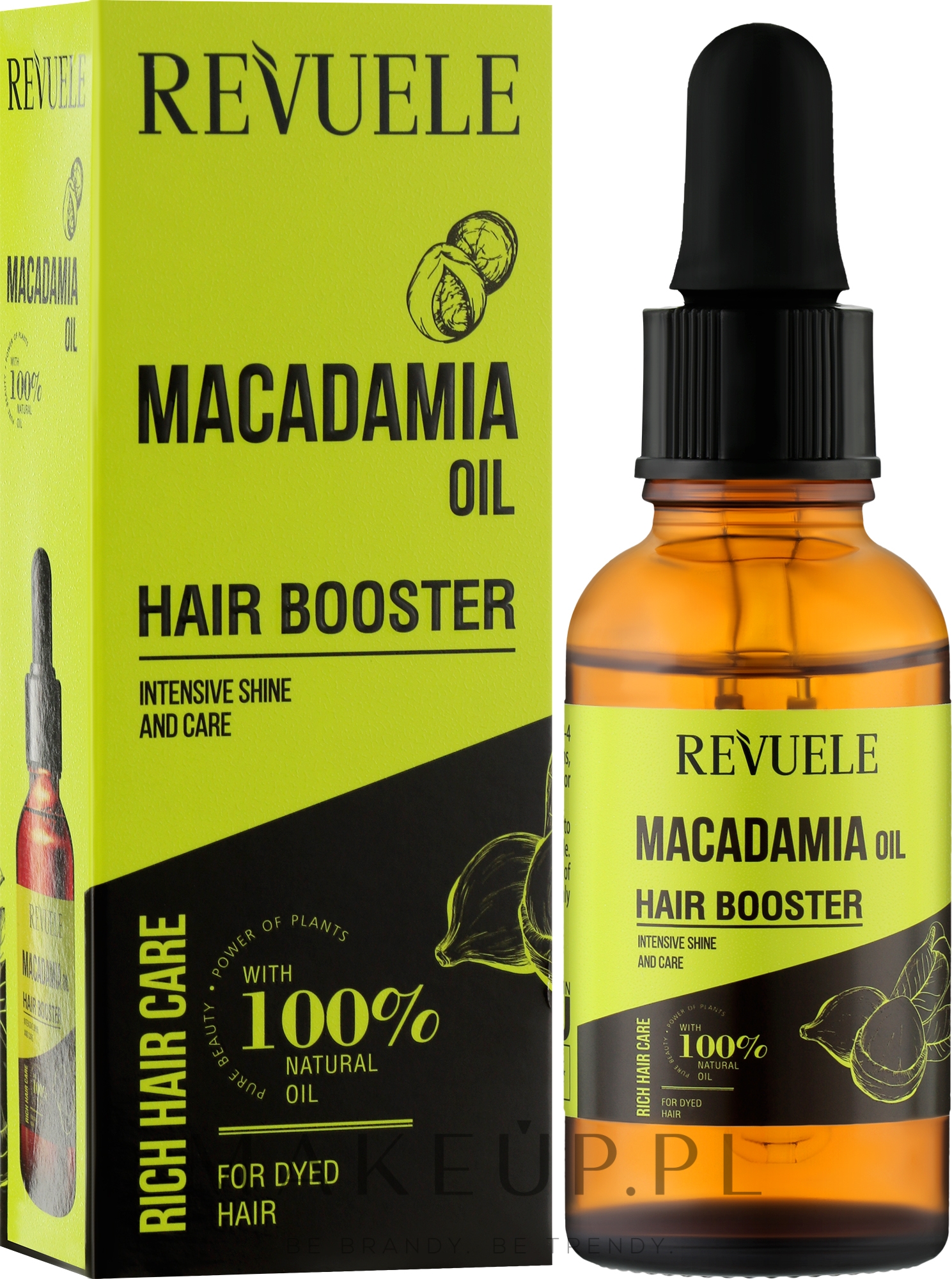 Olejek makadamia do włosów - Revuele Macadamia Oil Hair Booster — Zdjęcie 30 ml