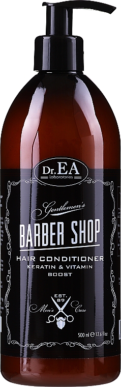 Odżywka do włosów z keratyną i witaminami dla mężczyzn - Dr.EA Barber Shop Hair Conditioner Keratin & Vitamin Boost — Zdjęcie N1