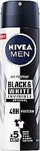 Kup Antyperspirant w sprayu dla mężczyzn - Nivea For Men Invisible For Black & White Power Deodorant Spray