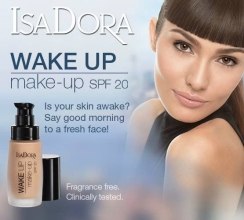 Rozświetlający podkład do twarzy - IsaDora Wake Up Make-Up Foundation SPF 20 — Zdjęcie N2