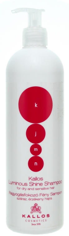 Szampon do włosów potęgujący połysk - Kallos Cosmetics KJMN Luminous Shine Shampoo