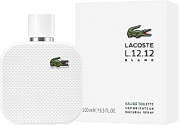 Lacoste Eau de L.12.12 Blanc - Woda toaletowa — Zdjęcie N2