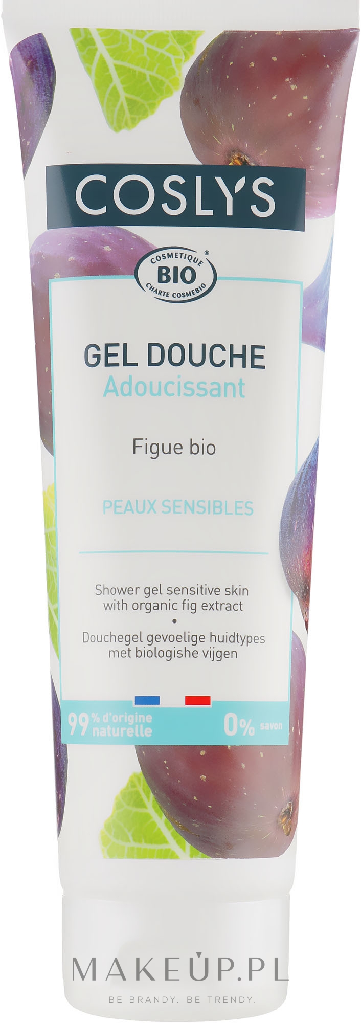 Żel pod prysznic do skóry wrażliwej z organicznym ekstraktem z figi - Coslys Body Care Shower Gel Sensitive Skin with Organic Fig — Zdjęcie 250 ml