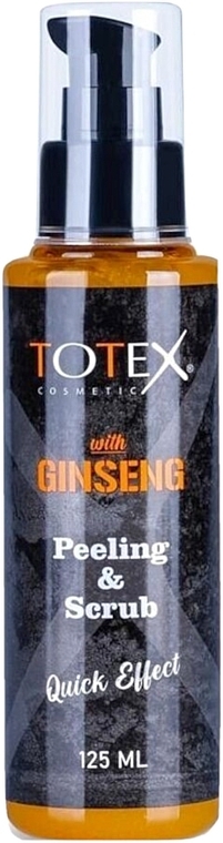 Żel peelingujący - Totex Cosmetic With Ginseng Peeling And Scrub Quick Effect — Zdjęcie N1